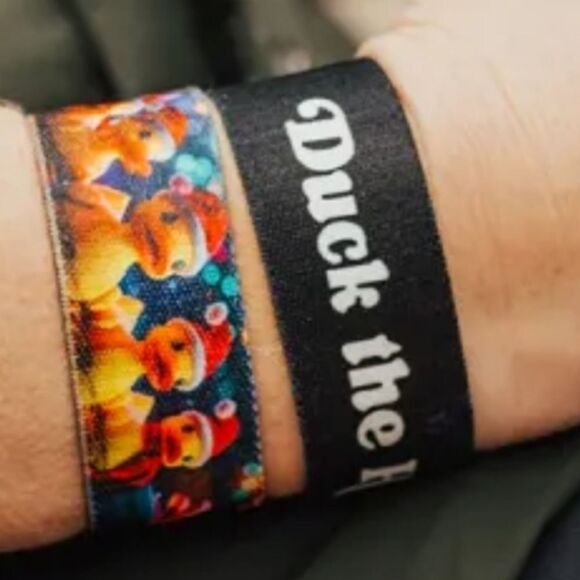 ZOX "DUCK THE HALLS" #781 RUBBER DUCKY CHRISTMAS BLOG COLLECTIBLE Wristband - Picture 8 of 11